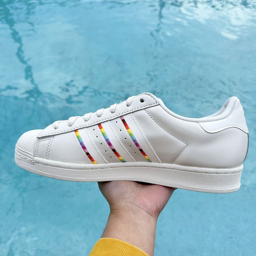 Adidas Superstar x Rich Mnisi Low Pride Men's Athletic Shoes ID7493 - Picture 9 of 13